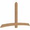Ekena Millwork Bellingham Timber Gable Bracket, Western Red Cedar, 96"W x 56"H x 3 1/2"D x 5 1/2"F, 14/12 Pitch GBW096X56X0406BEL00SWR - alternate 3